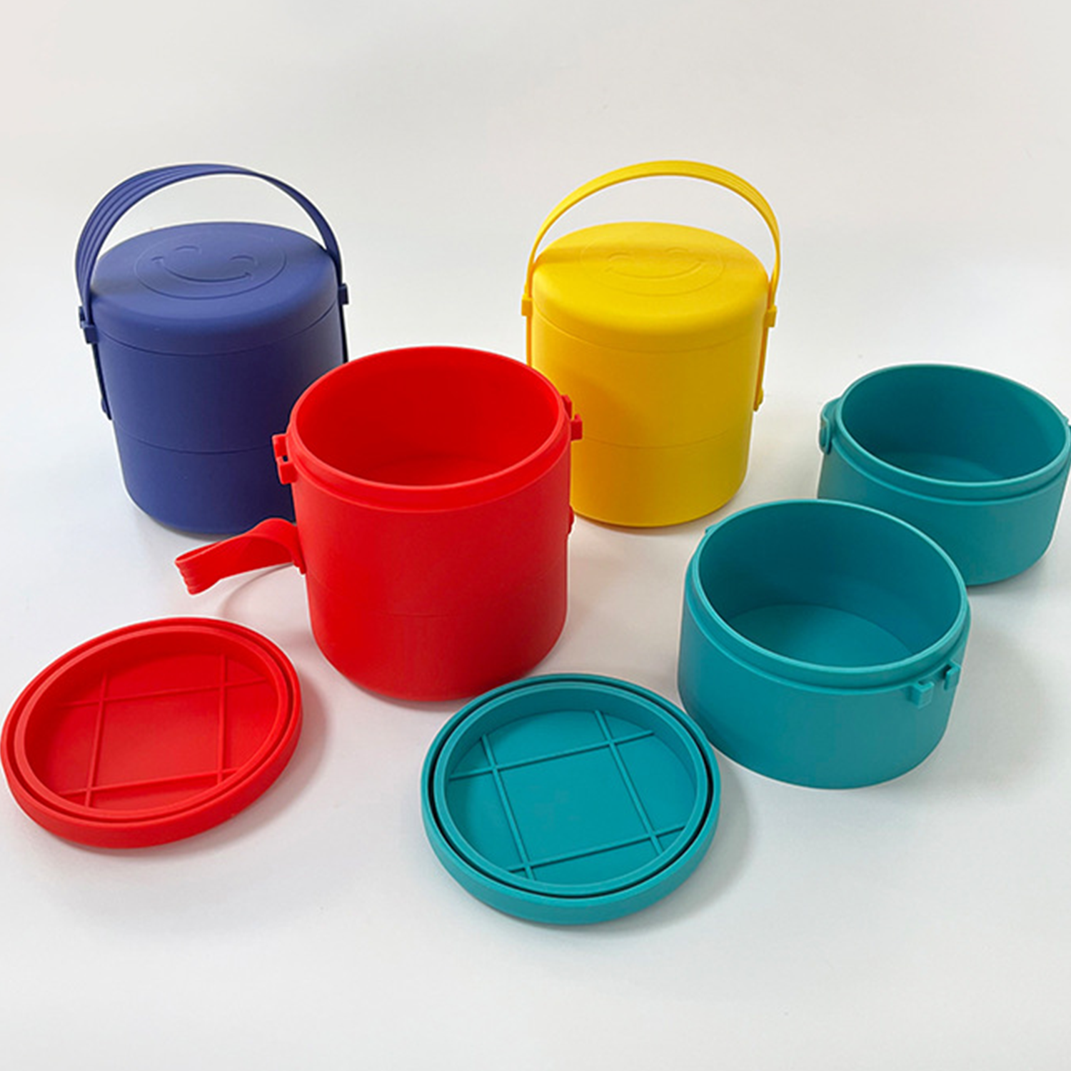 Silicone Double-Layer Insulated Lunch Box 6