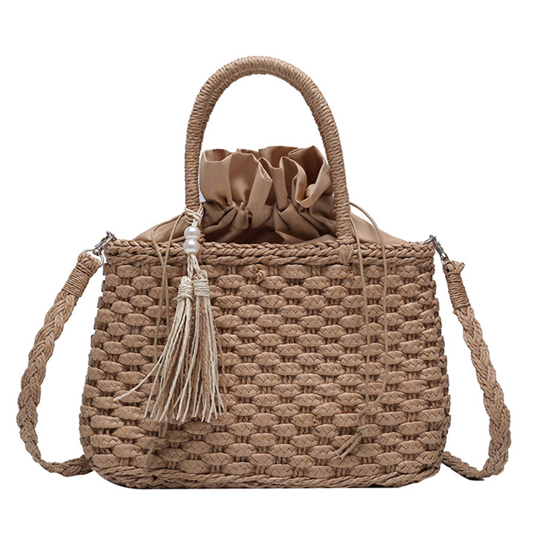 Jute Vintage hand-woven cross-body bag handbag 2