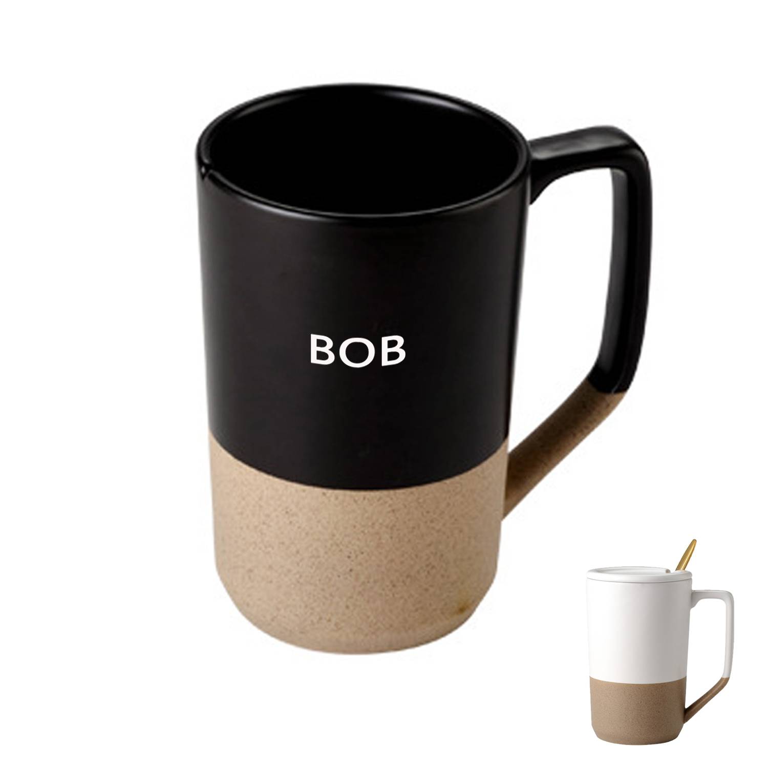 17OZ Large Capacity Coarse Ceramic Mug 2