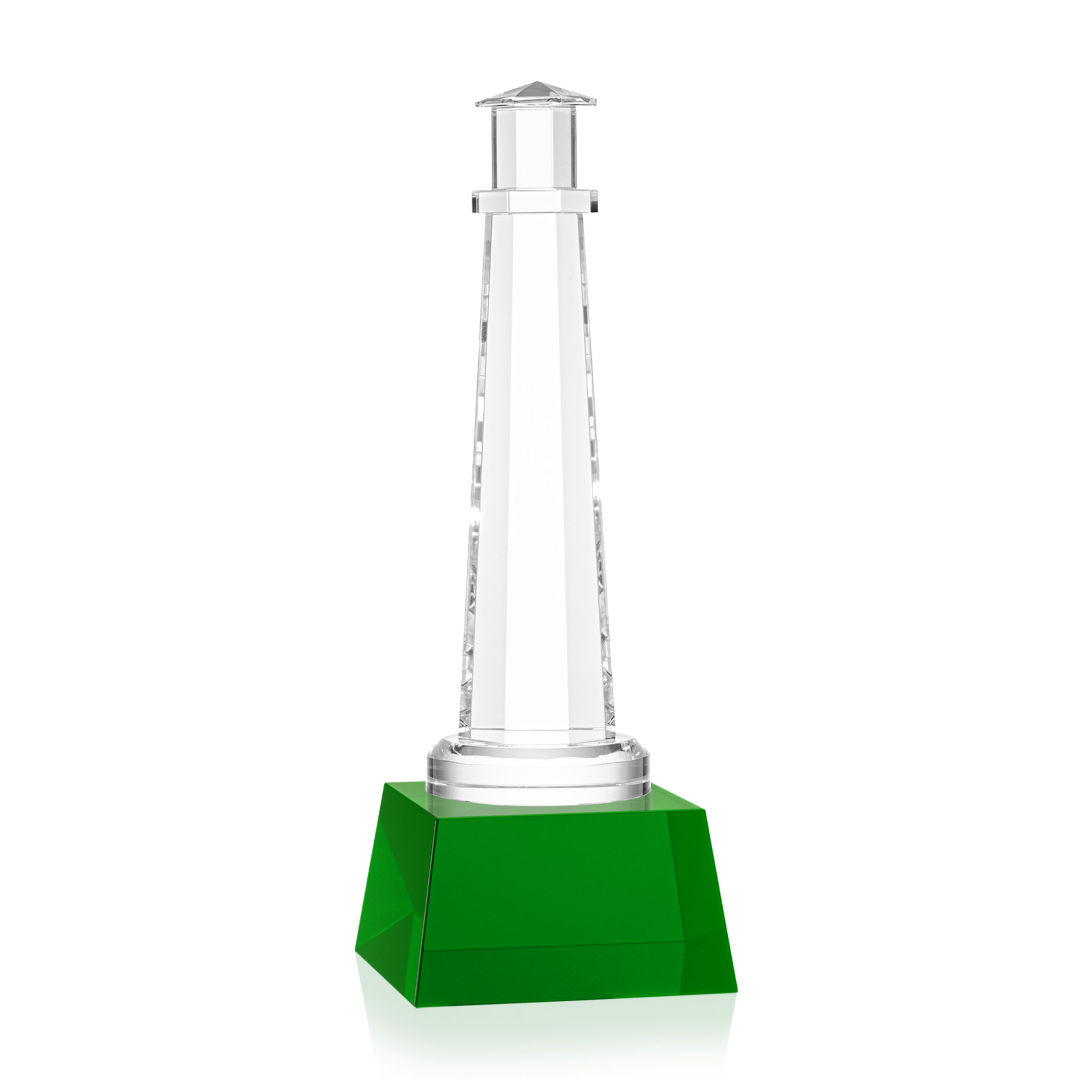 Lighthouse Award on Robson Base - Green 6