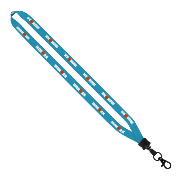 1/2" Dye-Sublimated Lanyard with Plastic Clamshell and Plastic O-Ring 21