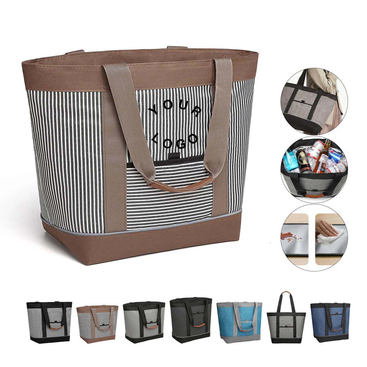 Durable Cooler Tote Bag with Comfortable Handles 2