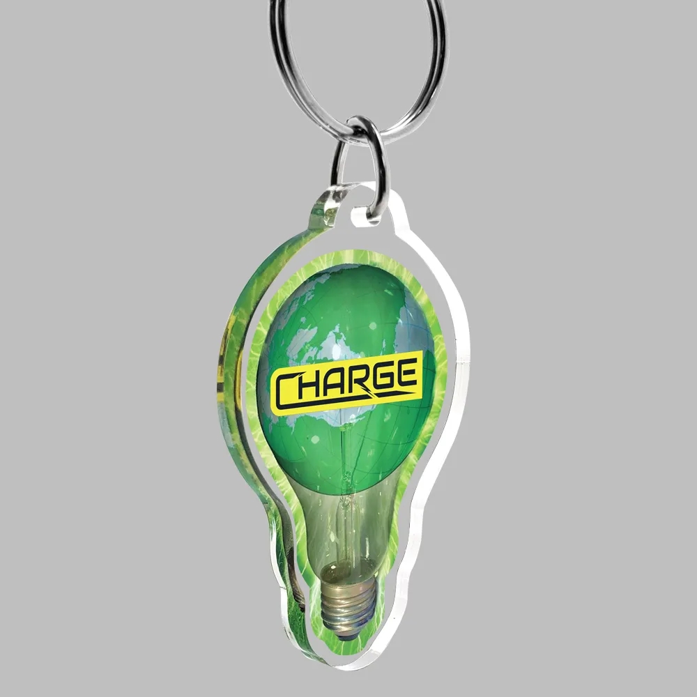Custom Ultra Vivid Color Keychain 6