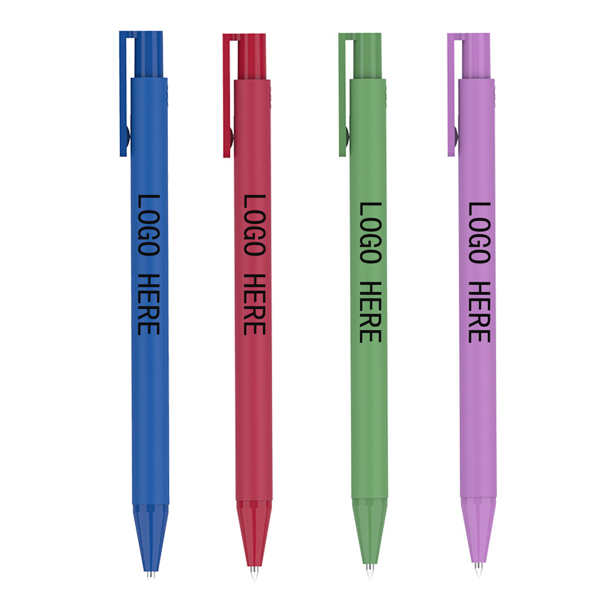 Customized Promotional Plastic Retractable Gel Ink Pen 2