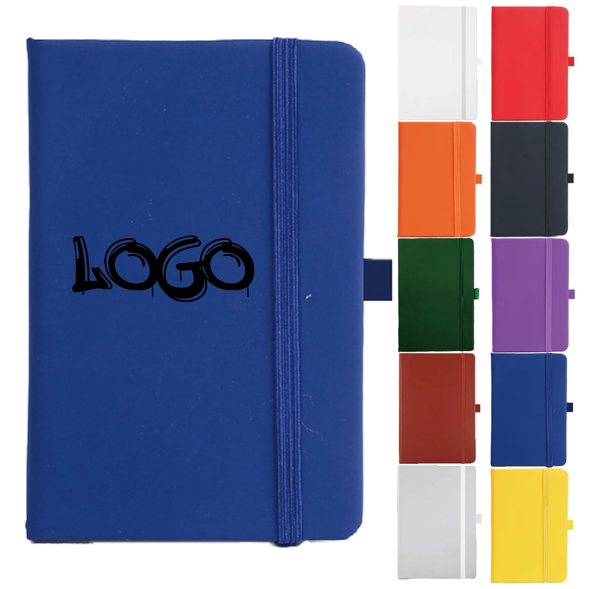 MOQ50 A6 PU Leather Business Notebook Journal Office Planner 2