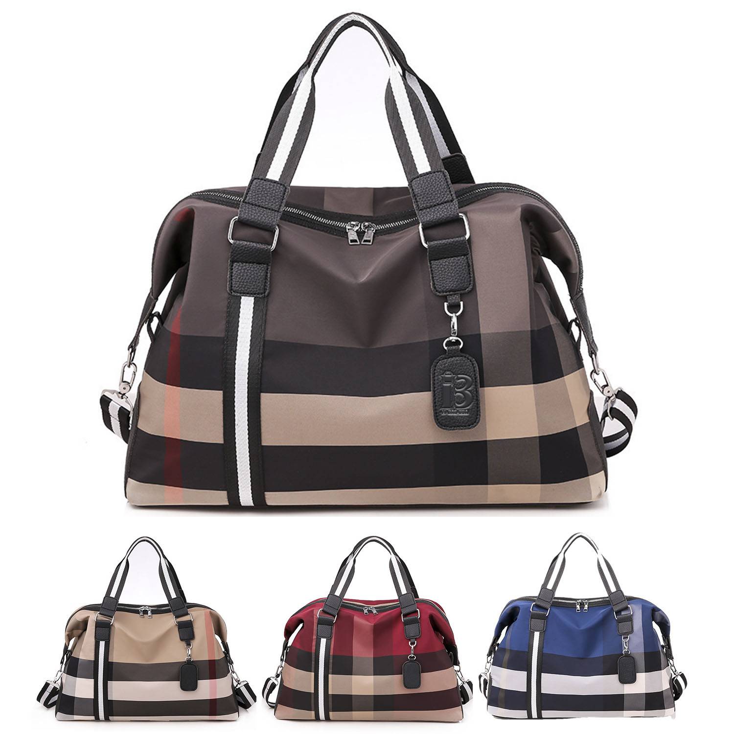 Nylon travel duffel bag 5