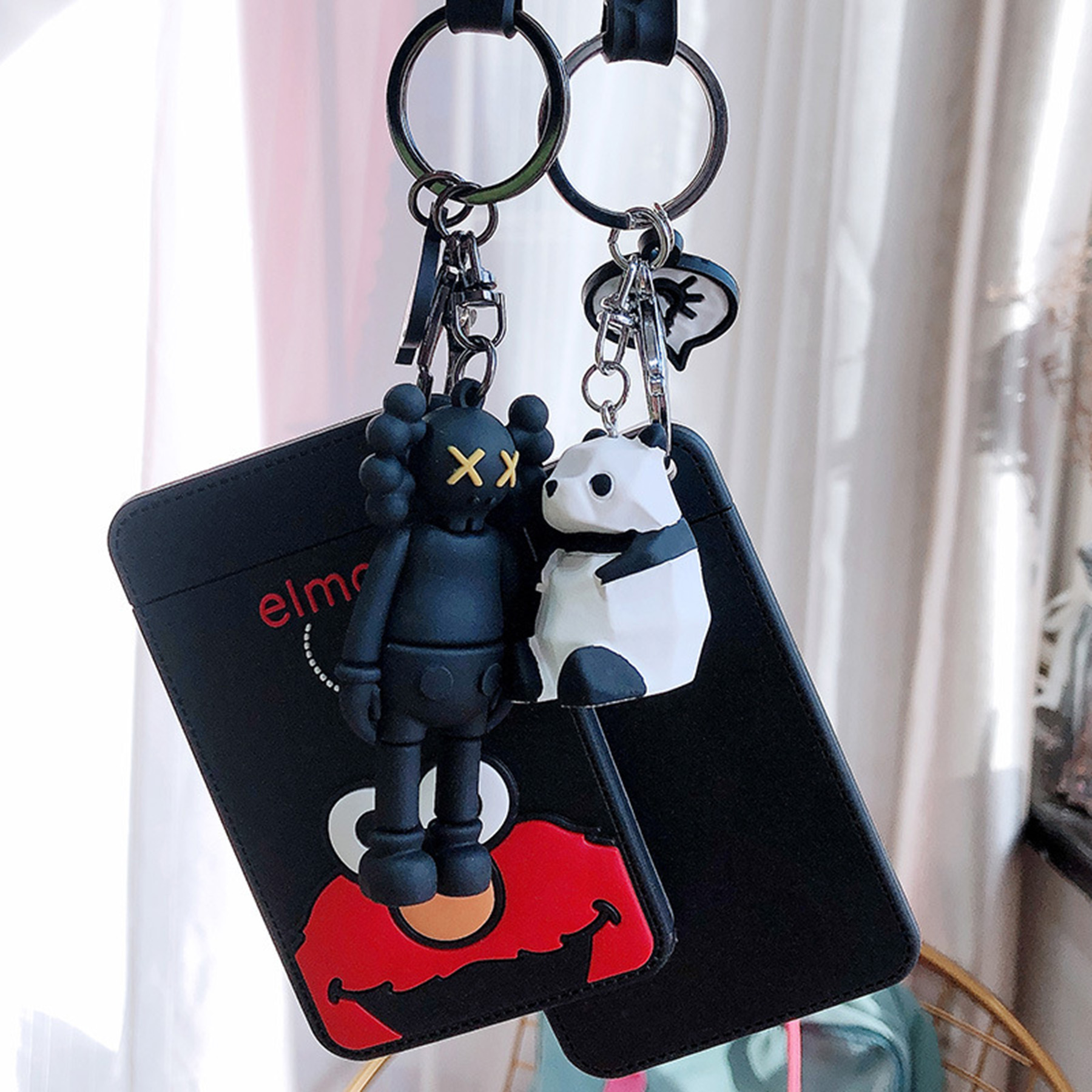 Silicone Card Holder With Keychain 2