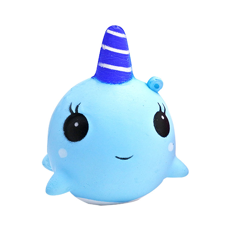Squishy Narwhal Squeeze Toy Stress Reliever 10