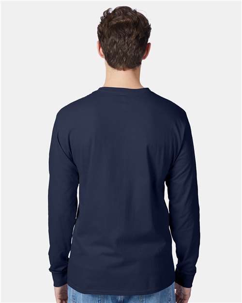 Unisex Authentic Long Sleeve Pocket T-Shirt - 5596 34