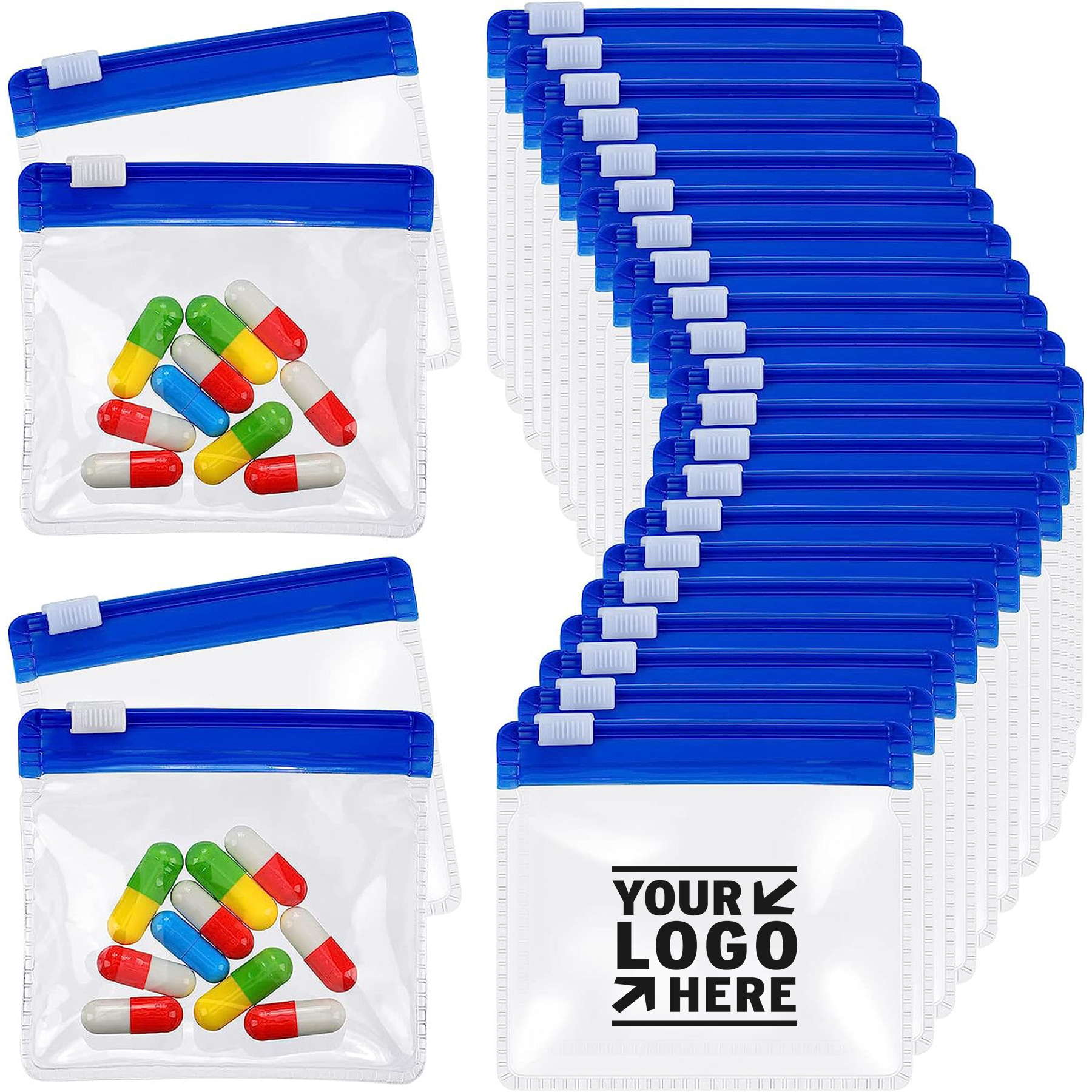 Pill Pouch Bags Zippered Travel Pill Bag 2