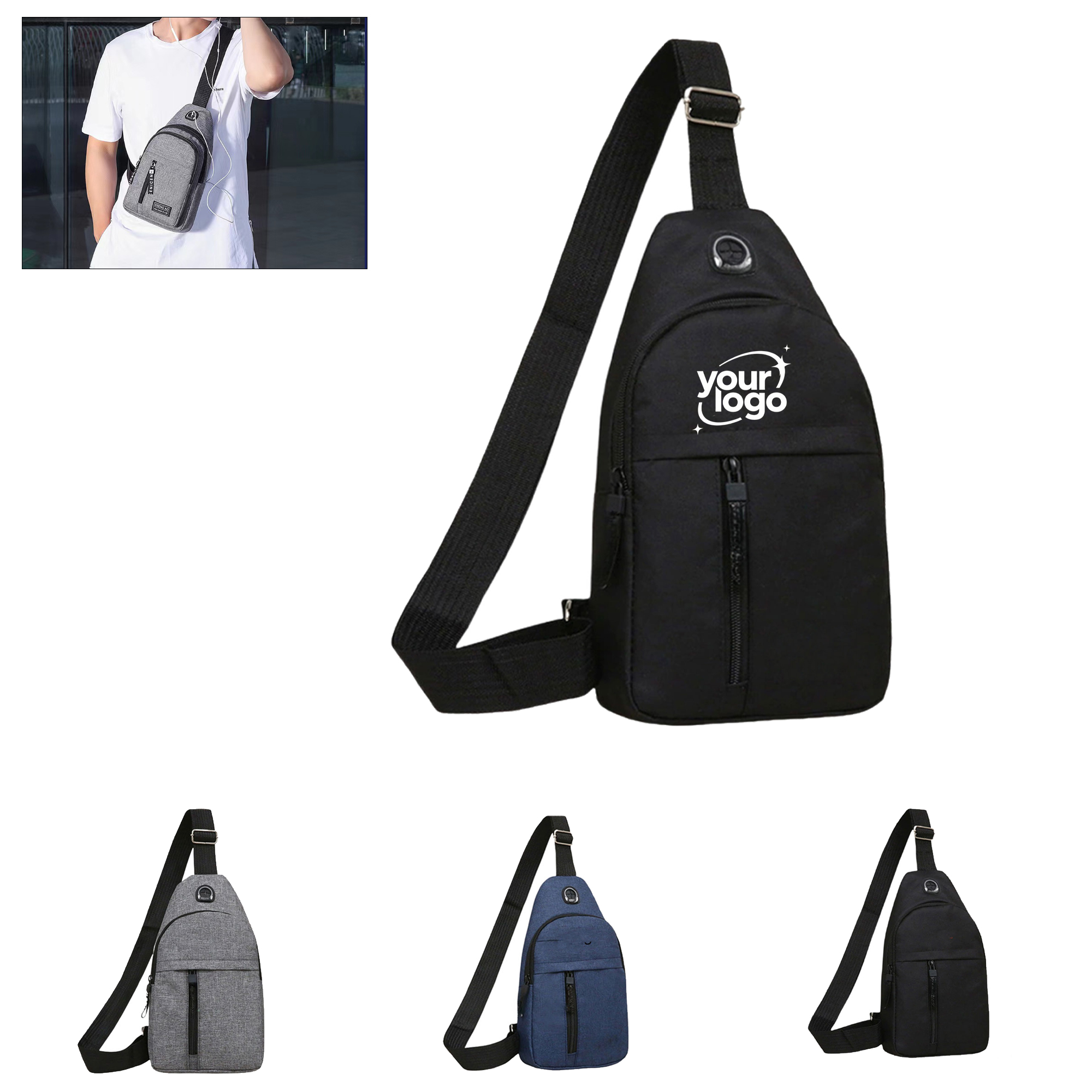 Compact Crossbody Sling Backpack 2