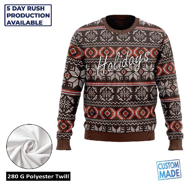 Unisex & Kids' Sublimation 280G Polyester Twill Sweatshirt - 2