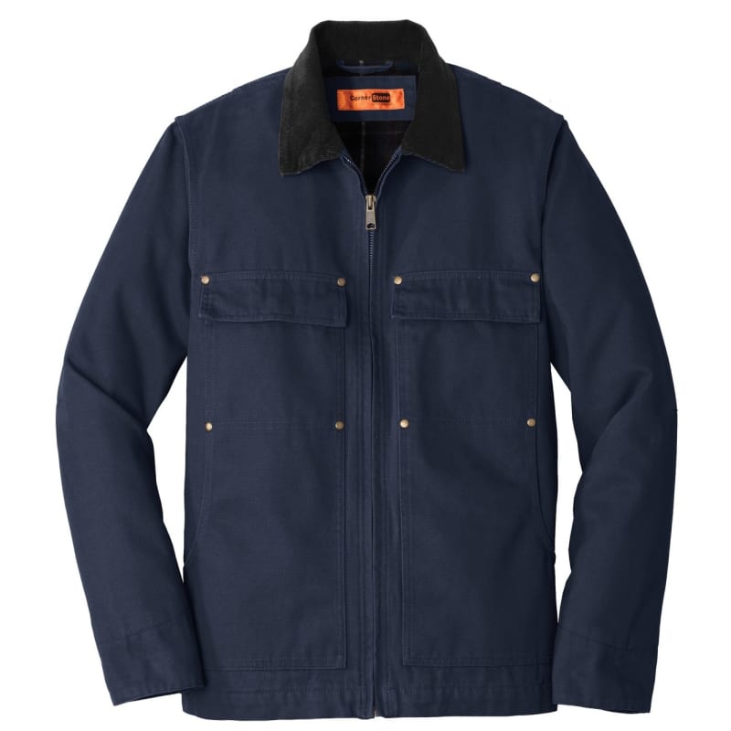 CornerStone Washed Duck Cloth Chore Coat. 7