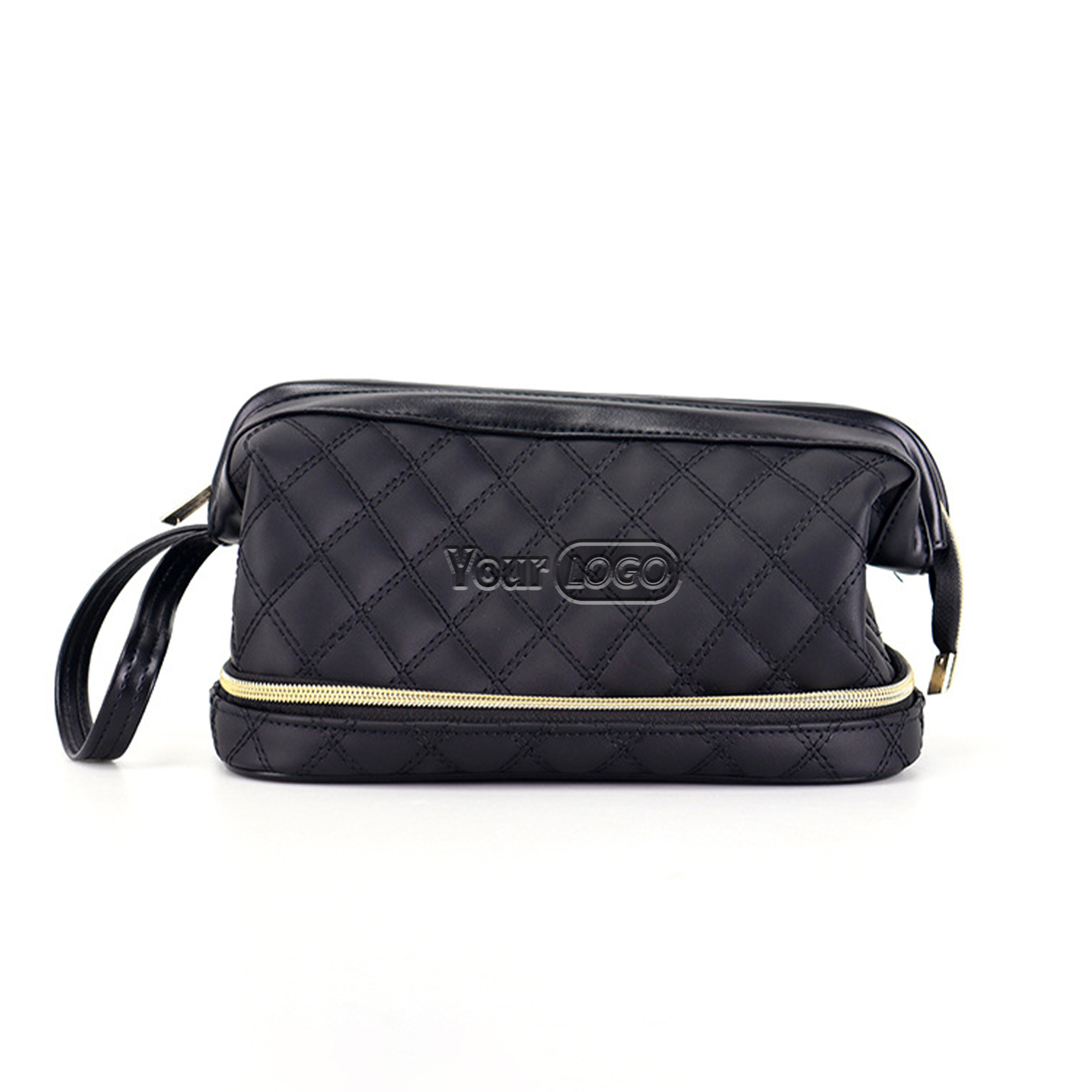 PU small simple travel toiletries storage bag 2