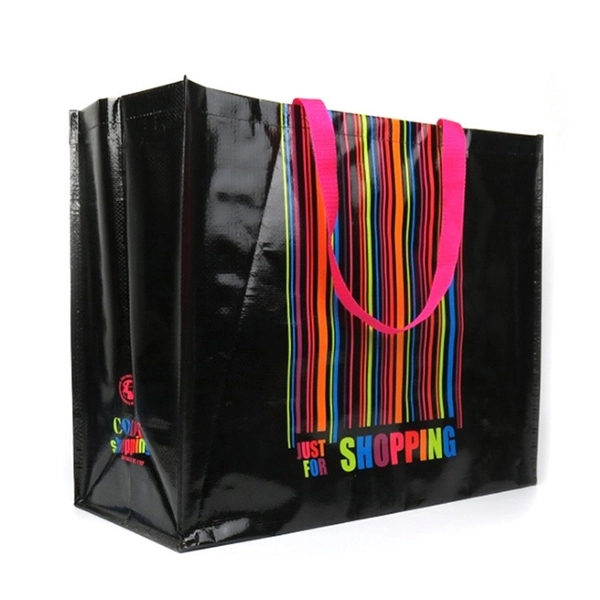 Laminated PP Woven Shopping Tote 2