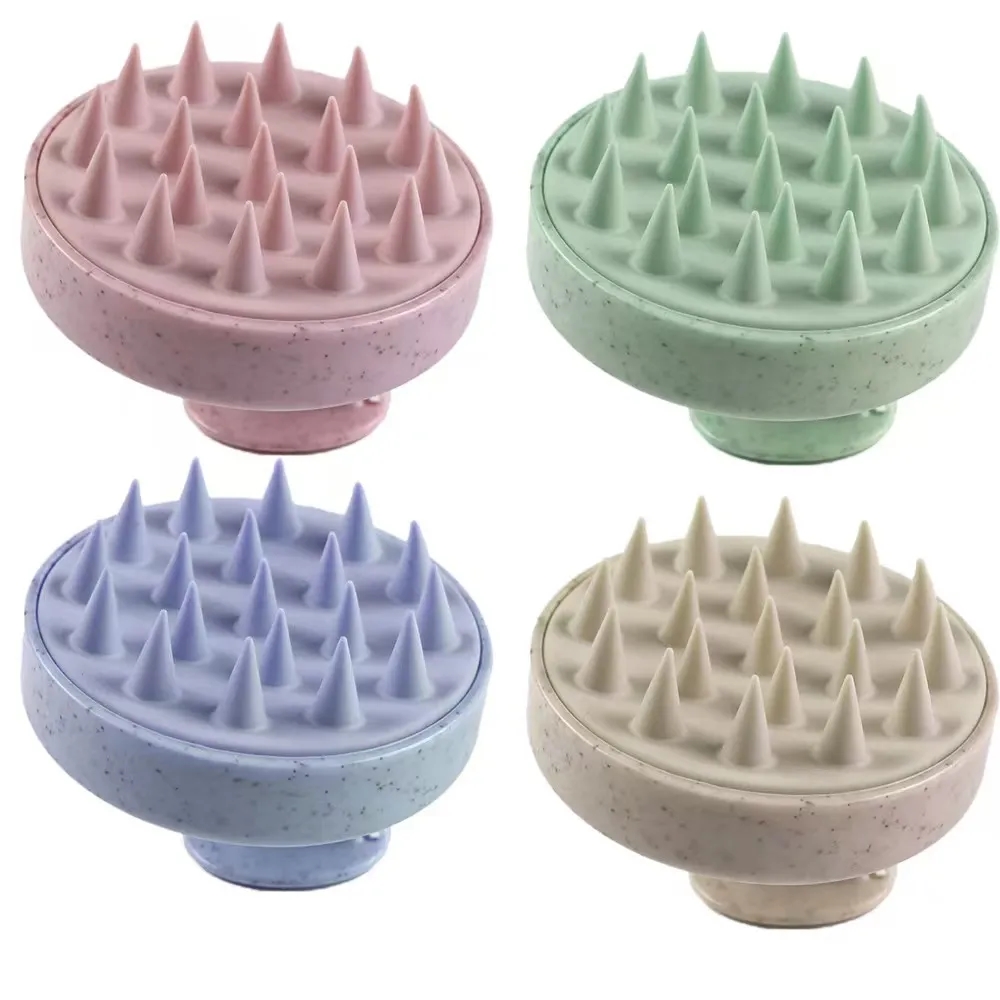 Wheat Straw Shampoo Brush/ Hair Scrubber/Head Massager 1