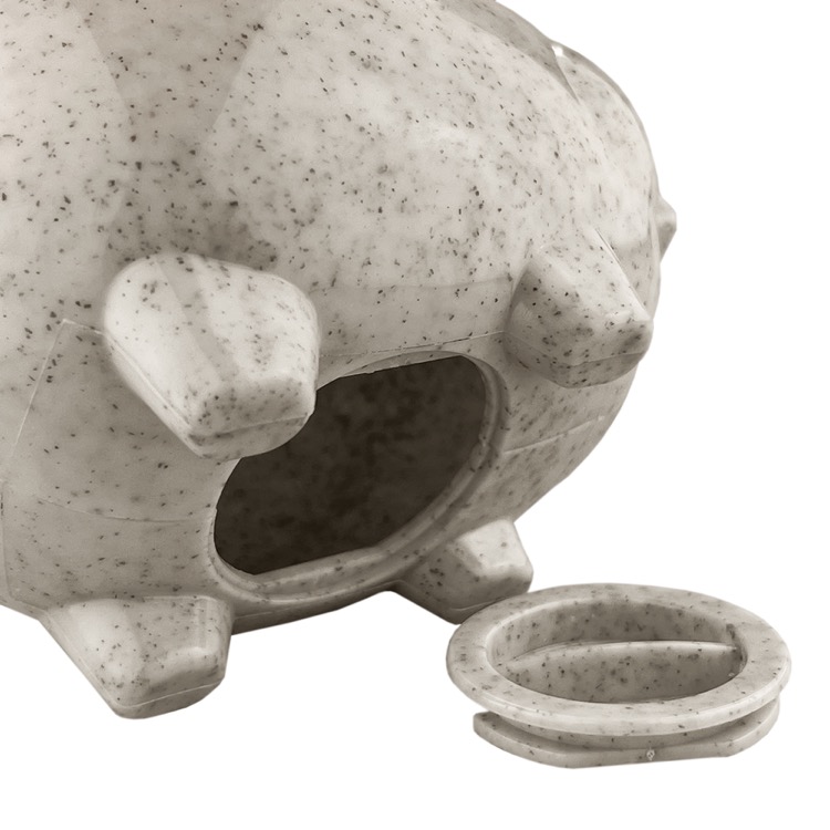 Wheat Straw Piggy Bank 2