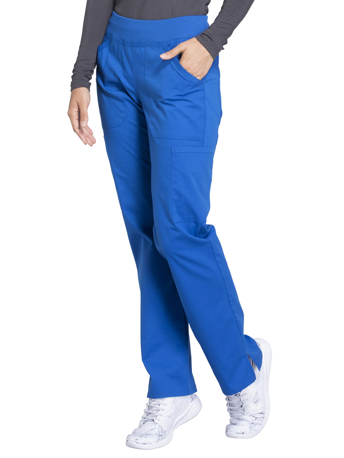 Cherokee - Workwear Professionals - Mid Rise Straight Leg Pull-on Cargo Pant 28