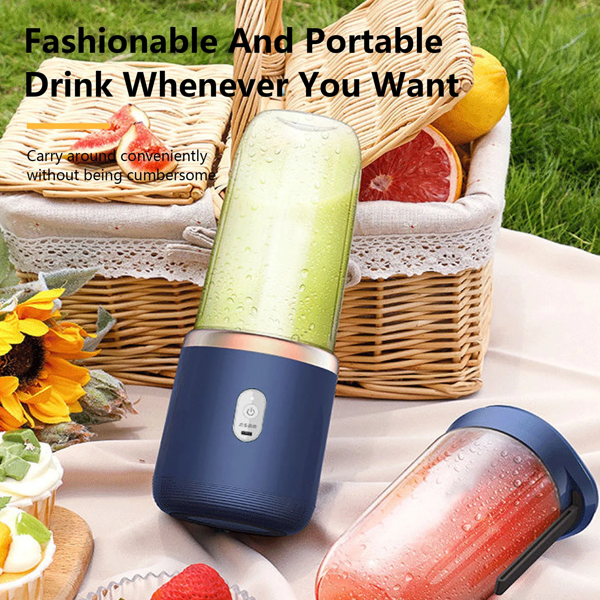Compact Portable Rechargeable Juicer 2