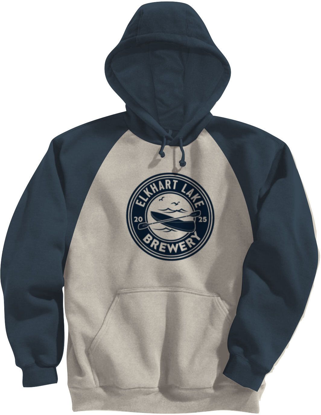 ADULT FLEECE COLORBLOCK BASEBALL HOODIE-SCREEN 14