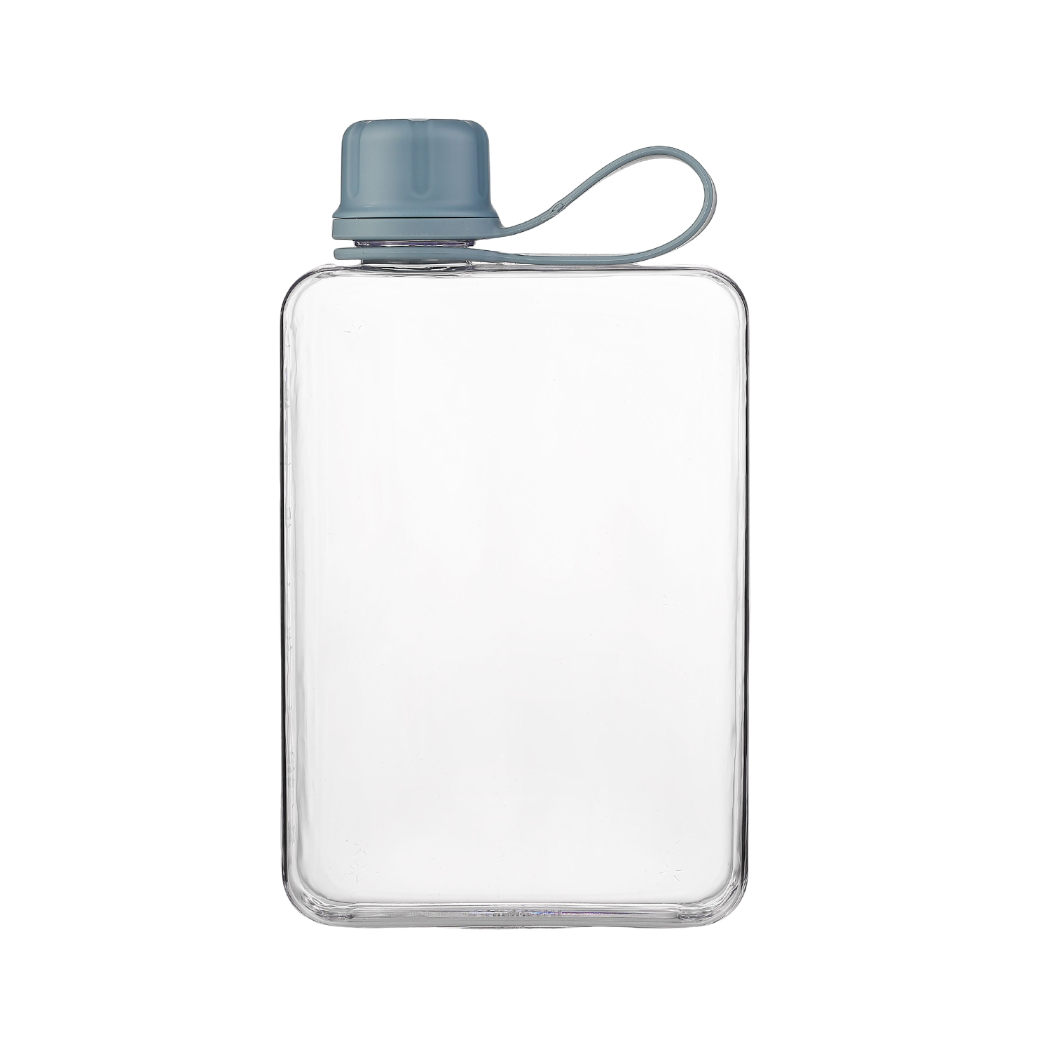 Clear Flat Sports Water Bottle 3