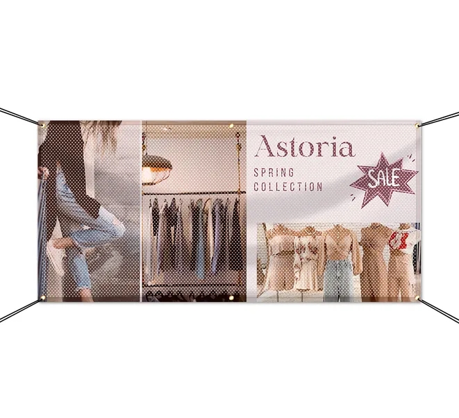 Fabric Mesh Banner - 1ft x 1ft 2