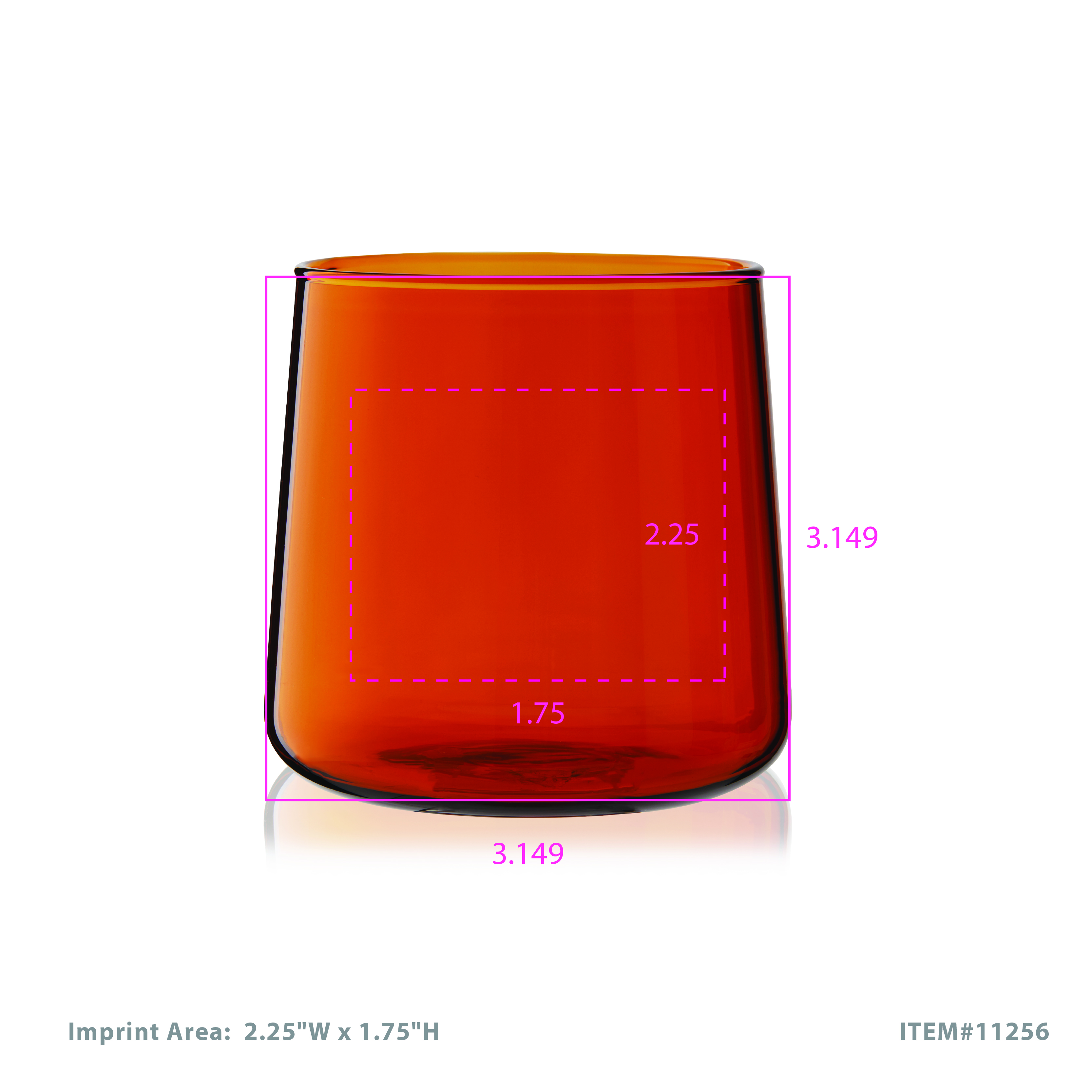 Viski® Amber Aurora Cocktail Tumbler, set of 2 1