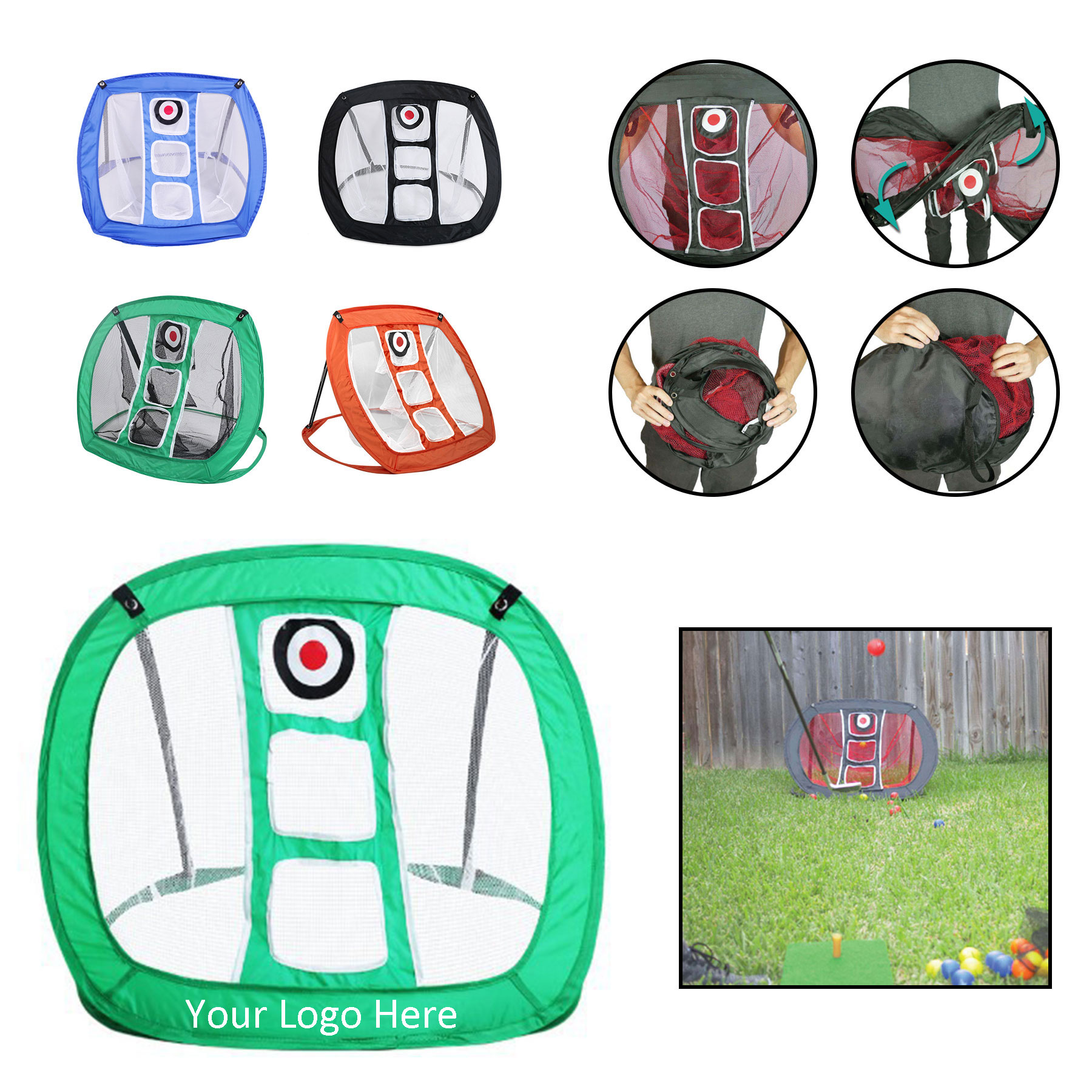 Golf Practice Chipping Pop Up Net 1