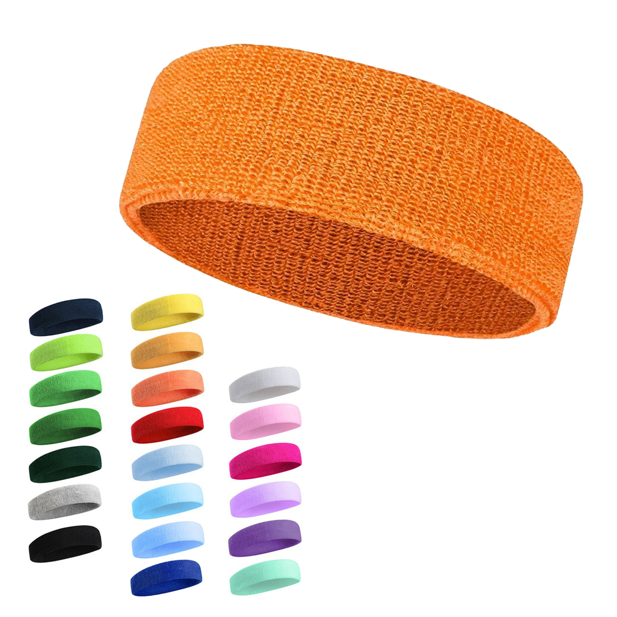 Sports Headbands Wicking Sweat Band Elastic Customize 1
