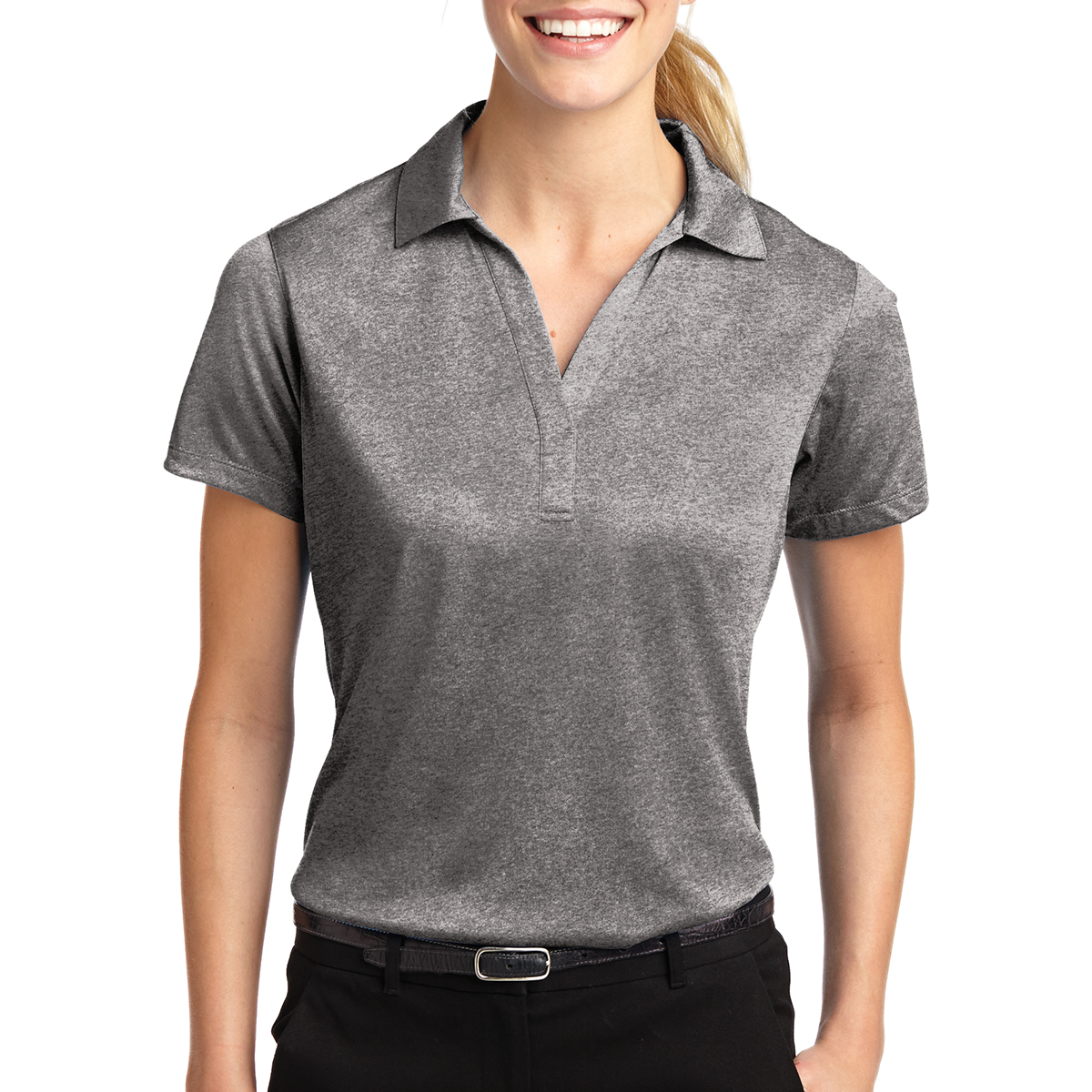 Sport-Tek® Ladies' Heather Contender™ Polo 13