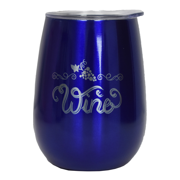 10oz Stainless Wine Glass 9