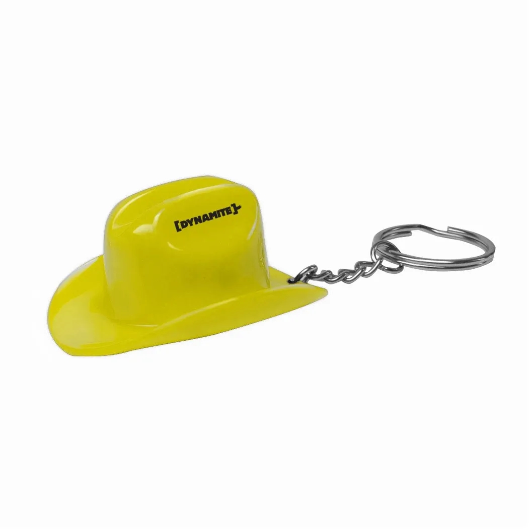 Plastic Cowboy Hat Bottle Opener Keychain 6