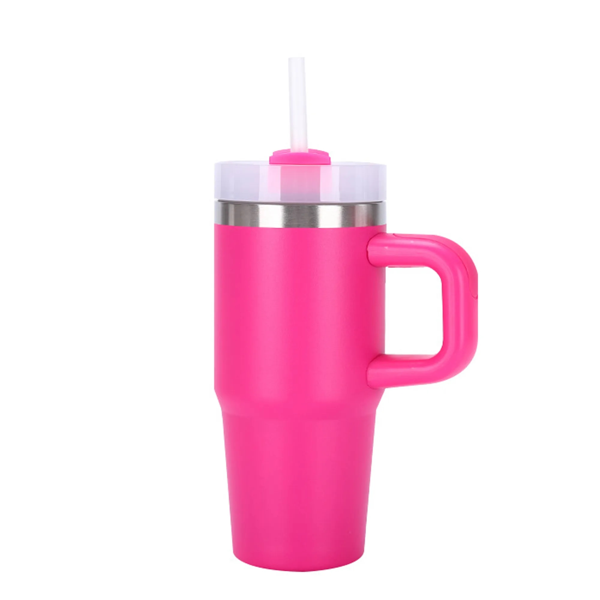 14 Oz Tumbler with Handle and Straw 4