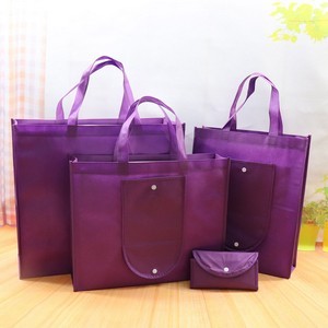 Foldable Non Woven Tote Bag With Pocket 3