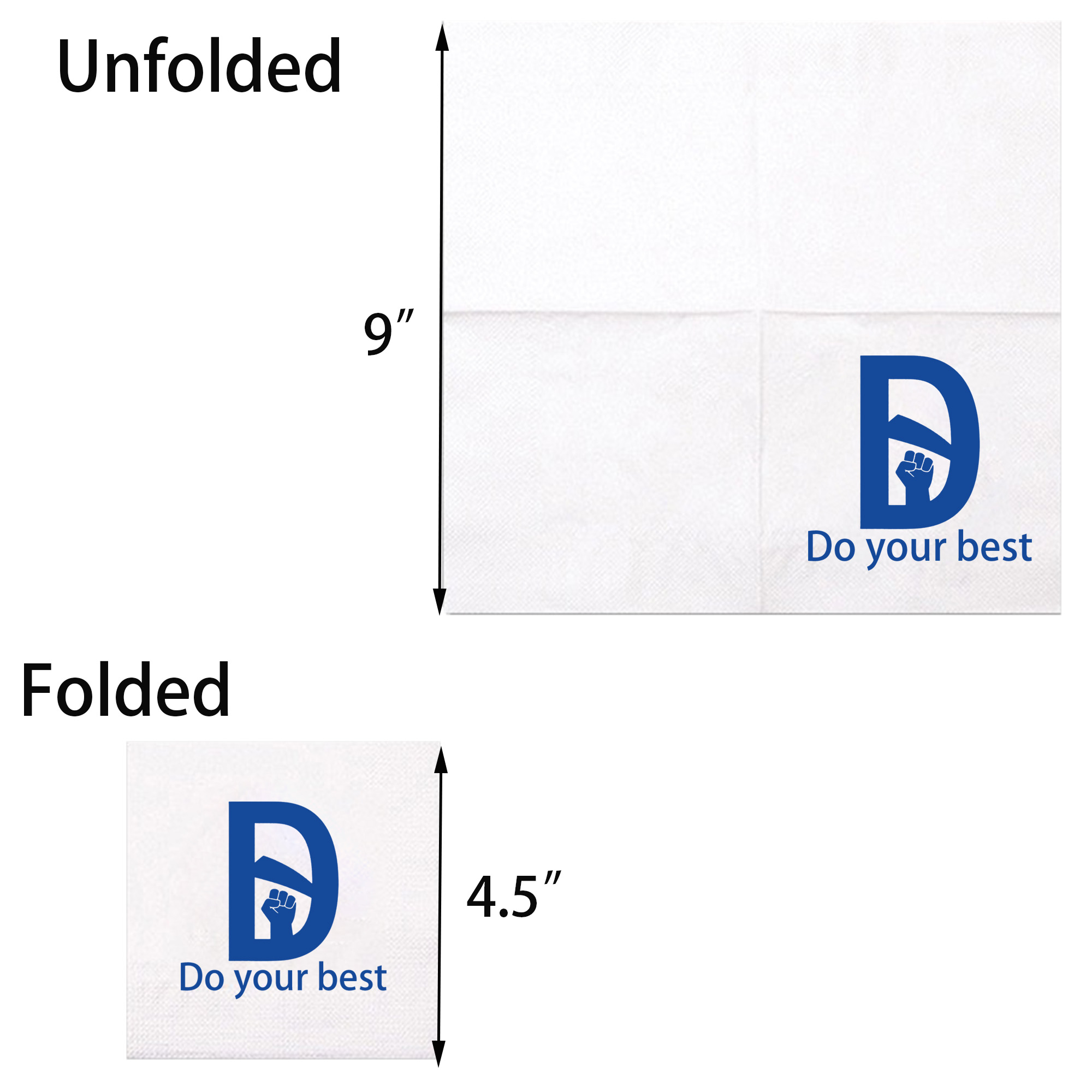 2Ply 4.5"x4.5" Napkin 2
