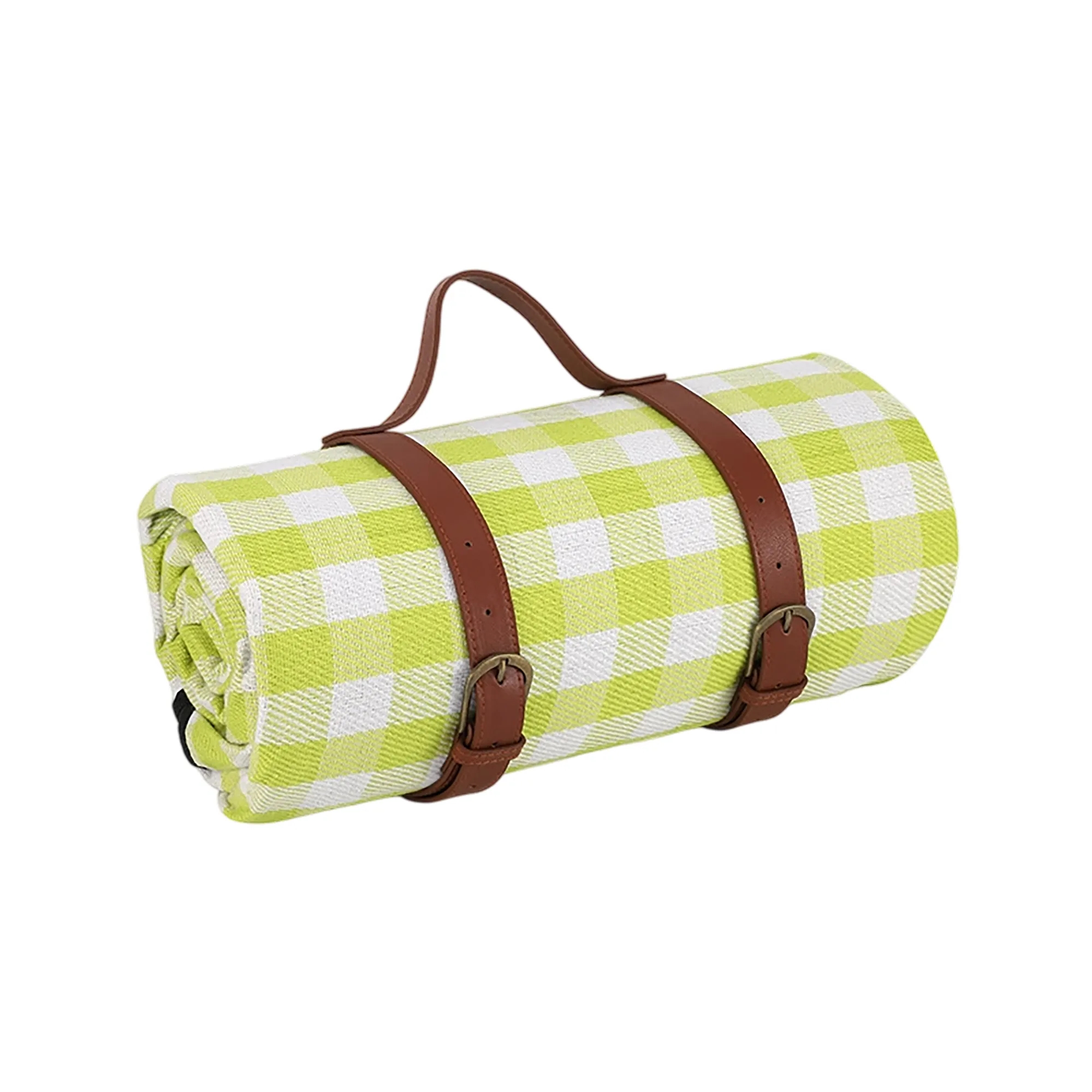 MOQ 50 Leather Handle Picnic Blanket 28