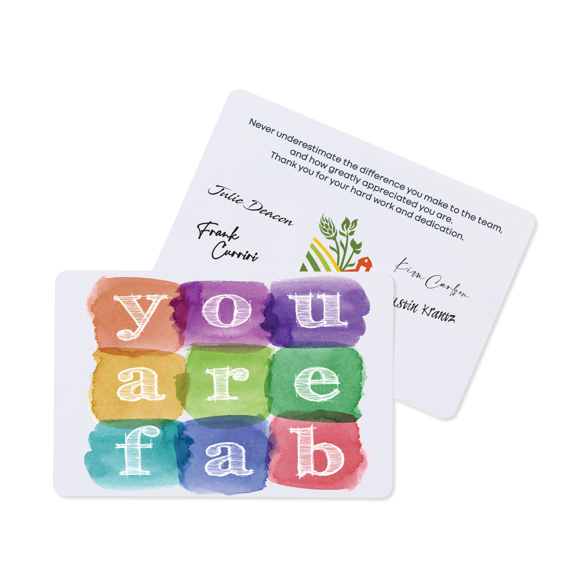 Fabulously You For All You Do Greeting Card 1