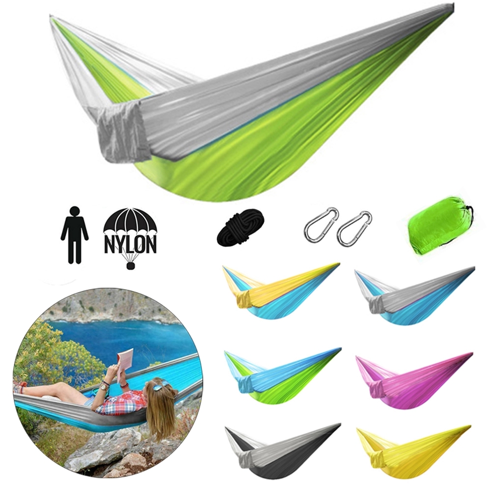 One Person Portable Hammock with Tree Strap 13