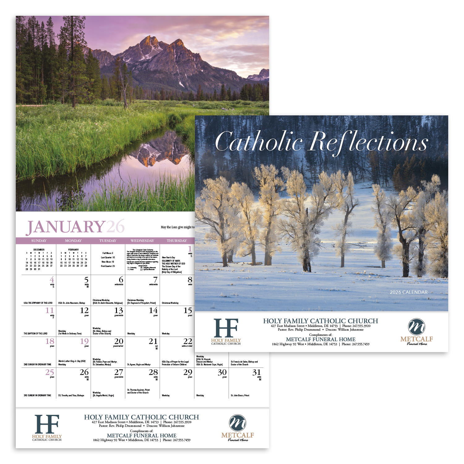 HotLine® Products Catholic Reflections Appointment Calendar - Stapled 32