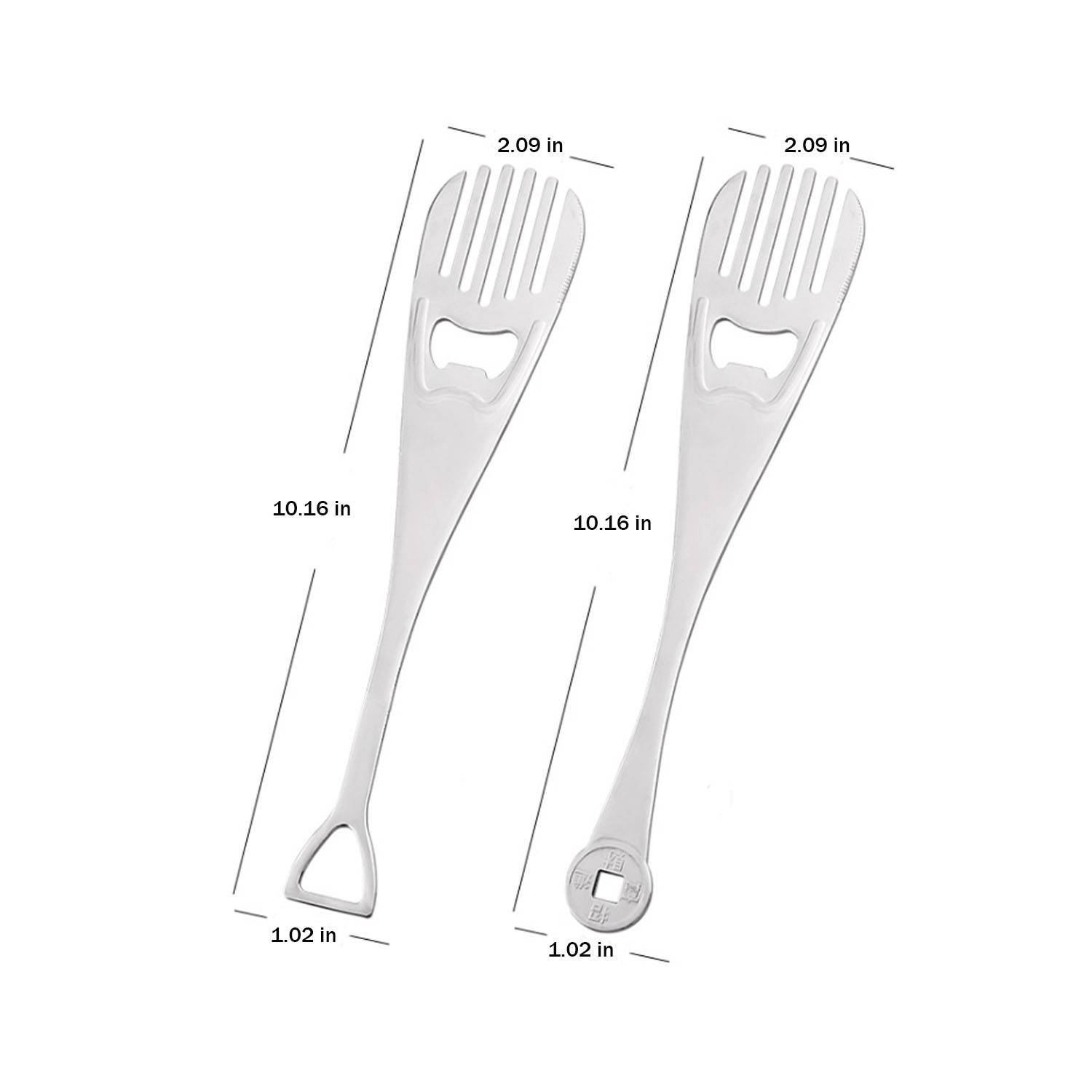 Side Cutter Fork W/ Bottle Opener 6