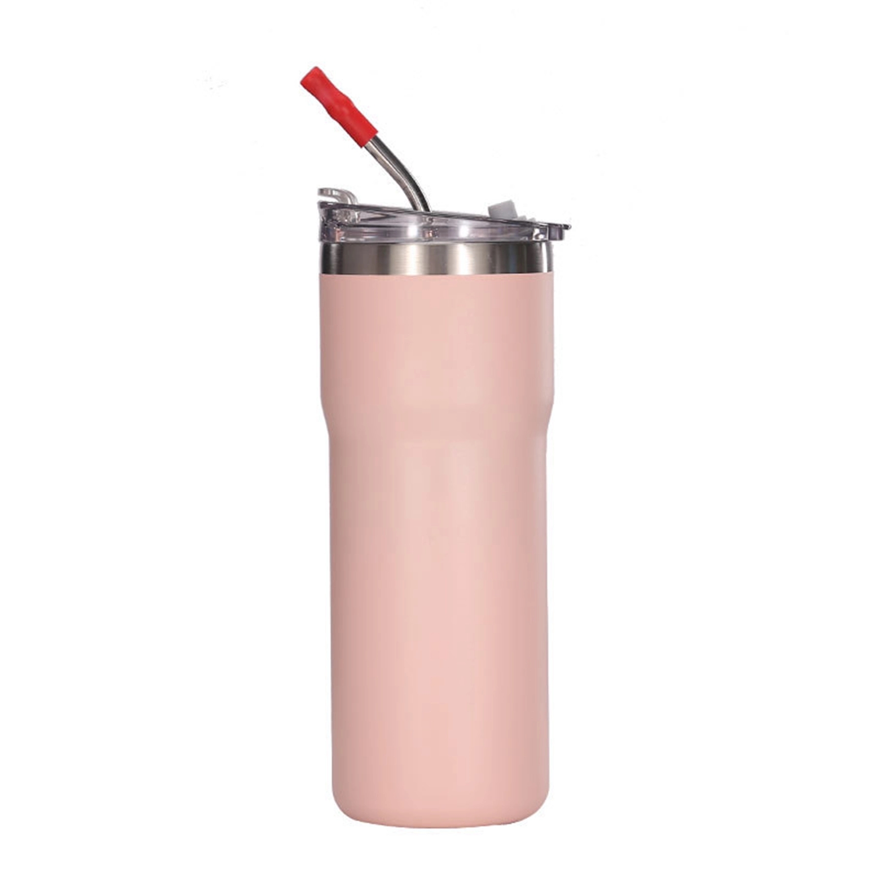 20 Oz. Blank Double Wall Vacuum Mug with Straw 7