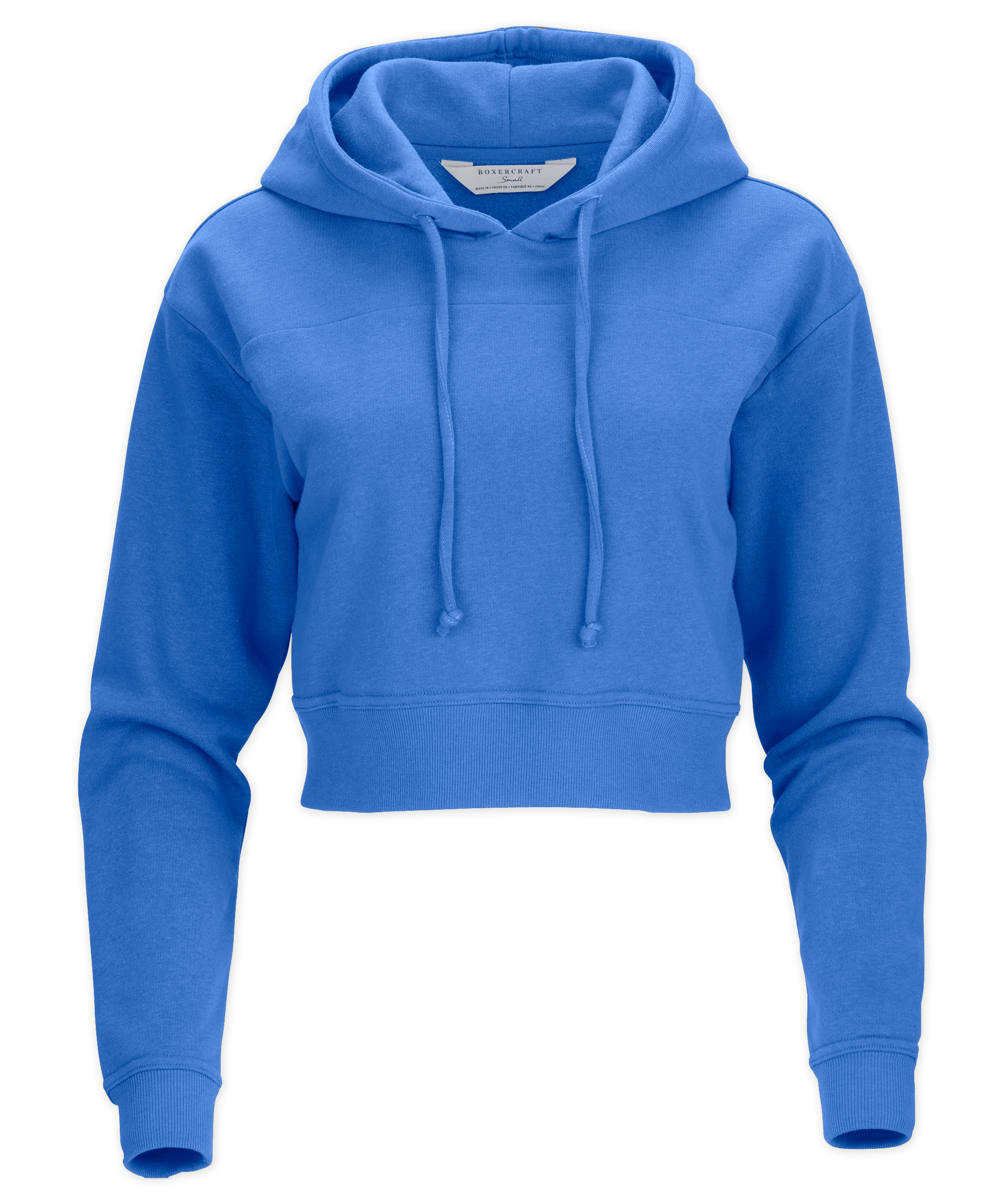 BOXERCRAFT WOMEN'S CROPPED FLEECE HOODIE 2