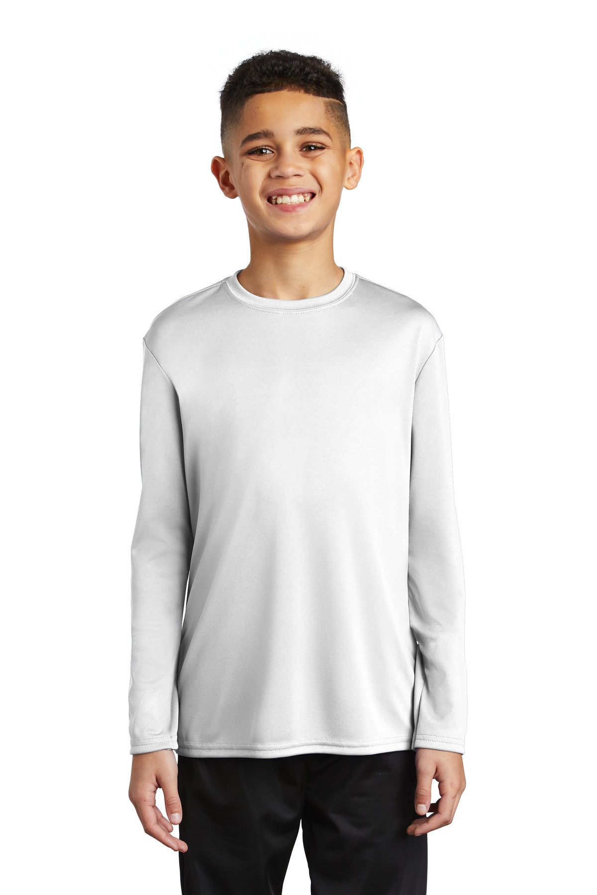 Port & Co Youth Long Sleeve Performance Tee PC380YLS 8
