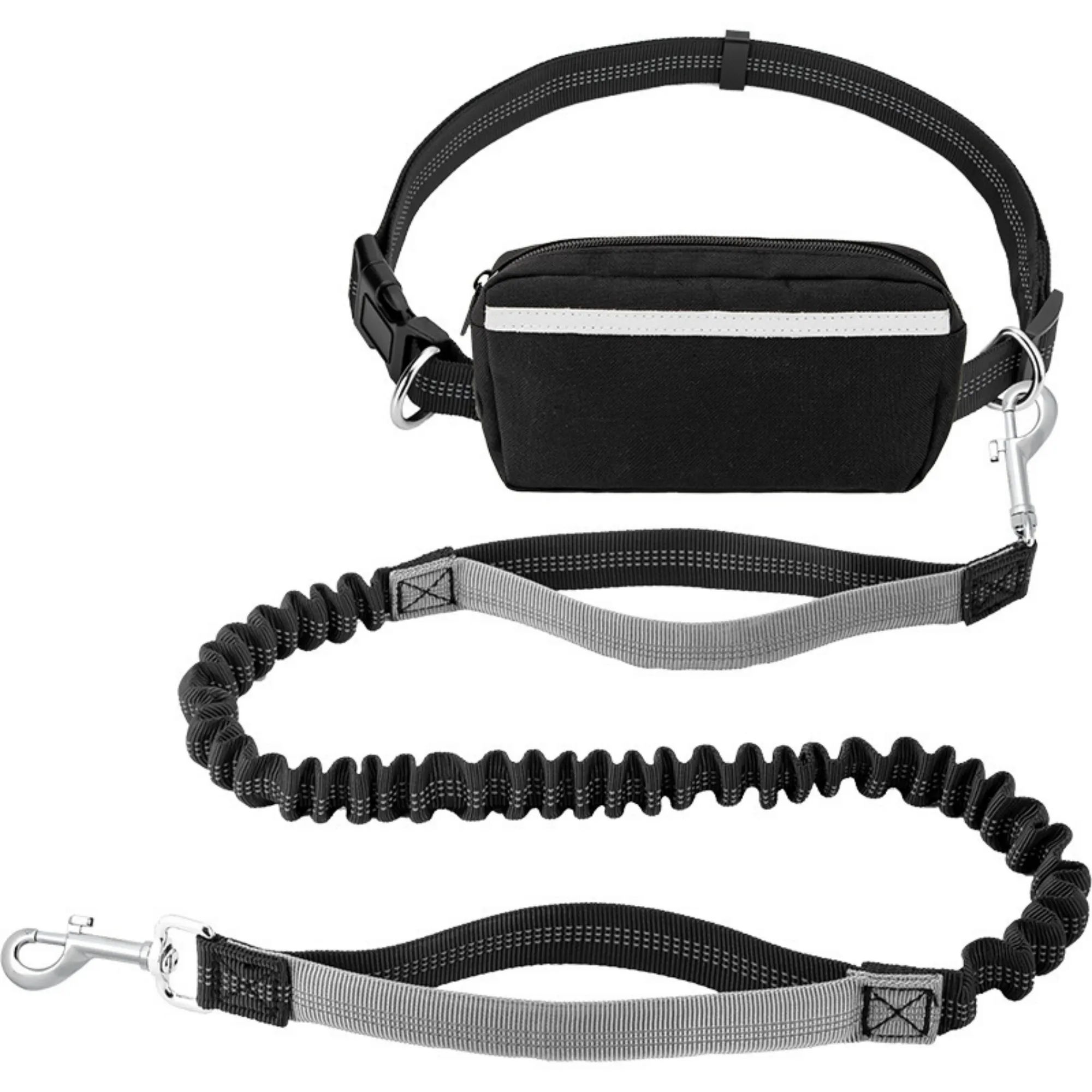 Multi-Functional Retractable Hands-Free Leash Waist Bag 12