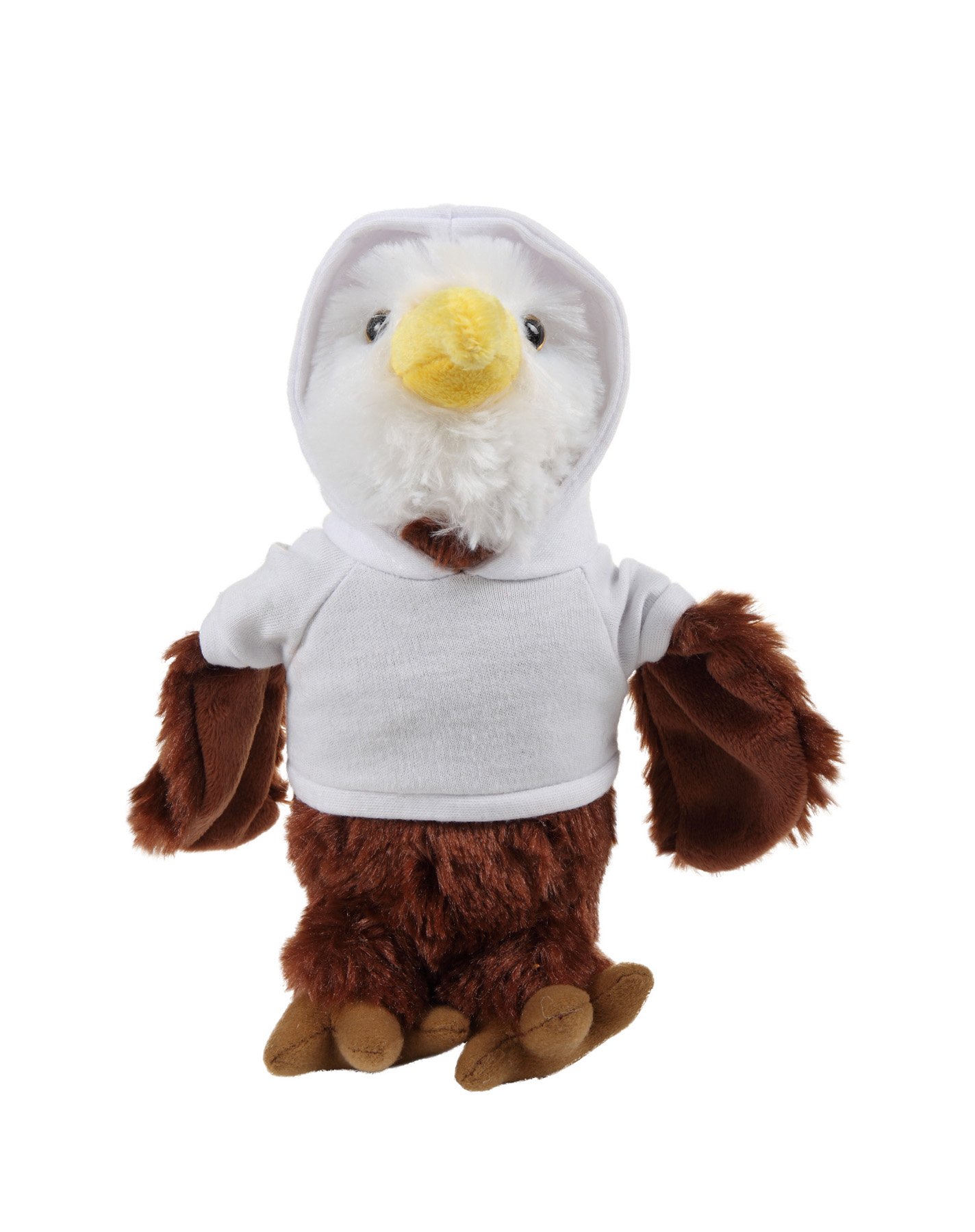 Soft Plush Eagle wearing a Hoodie 16