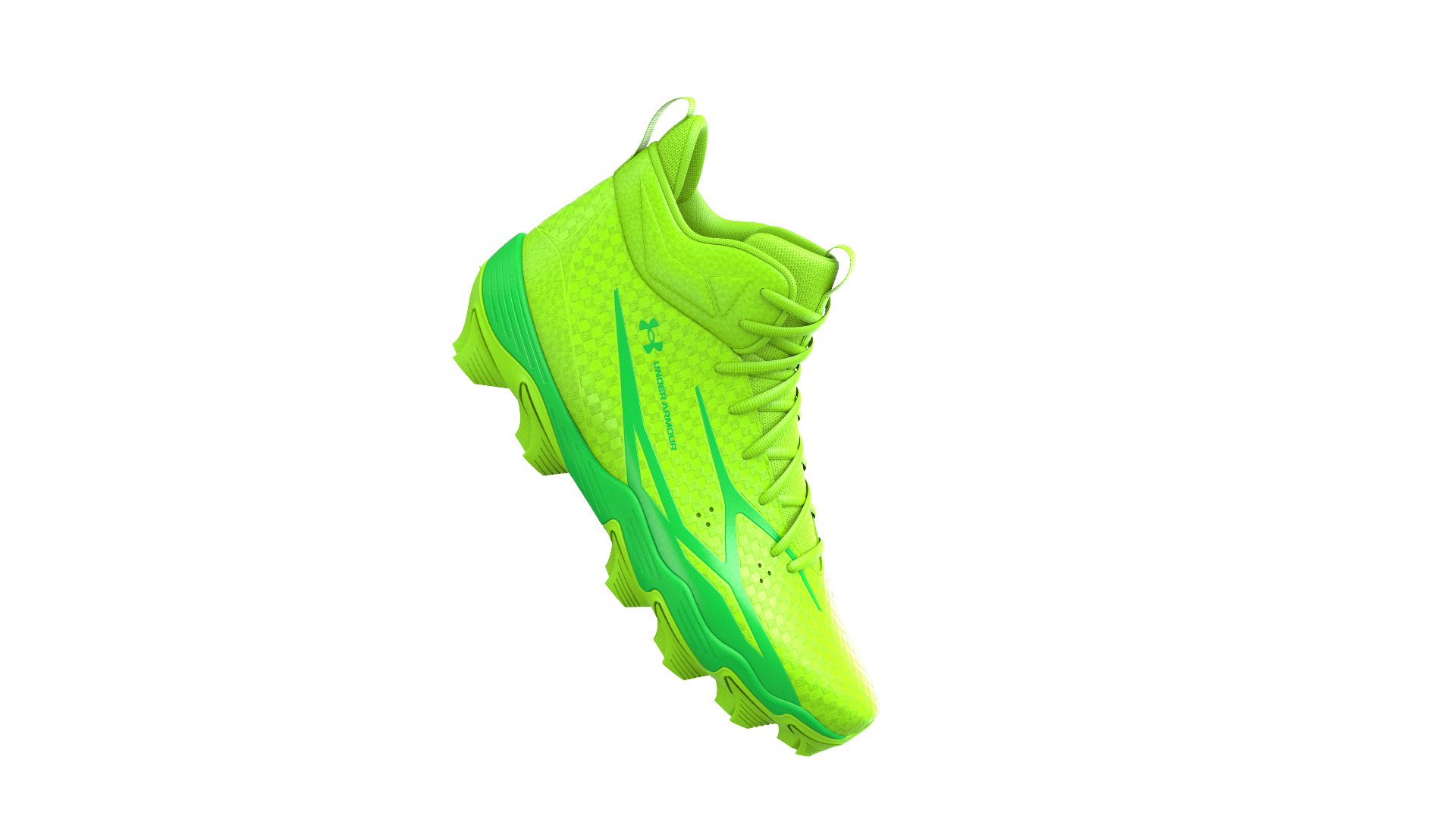 UA Spotlight Hammer Jr. Kids' Football Cleats 3