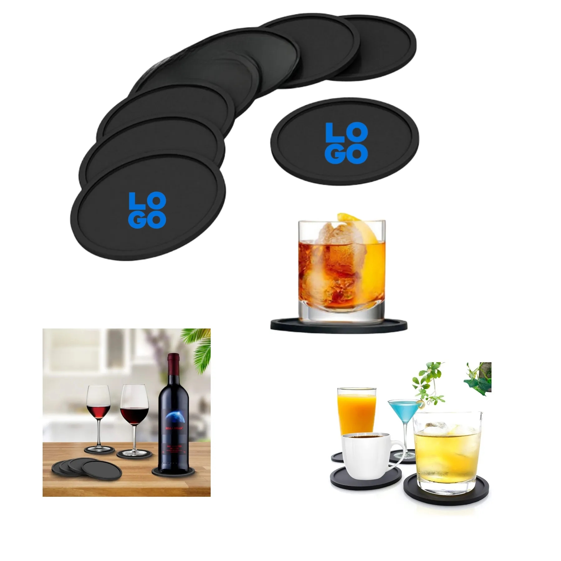 Silicone Drink Coasters 3
