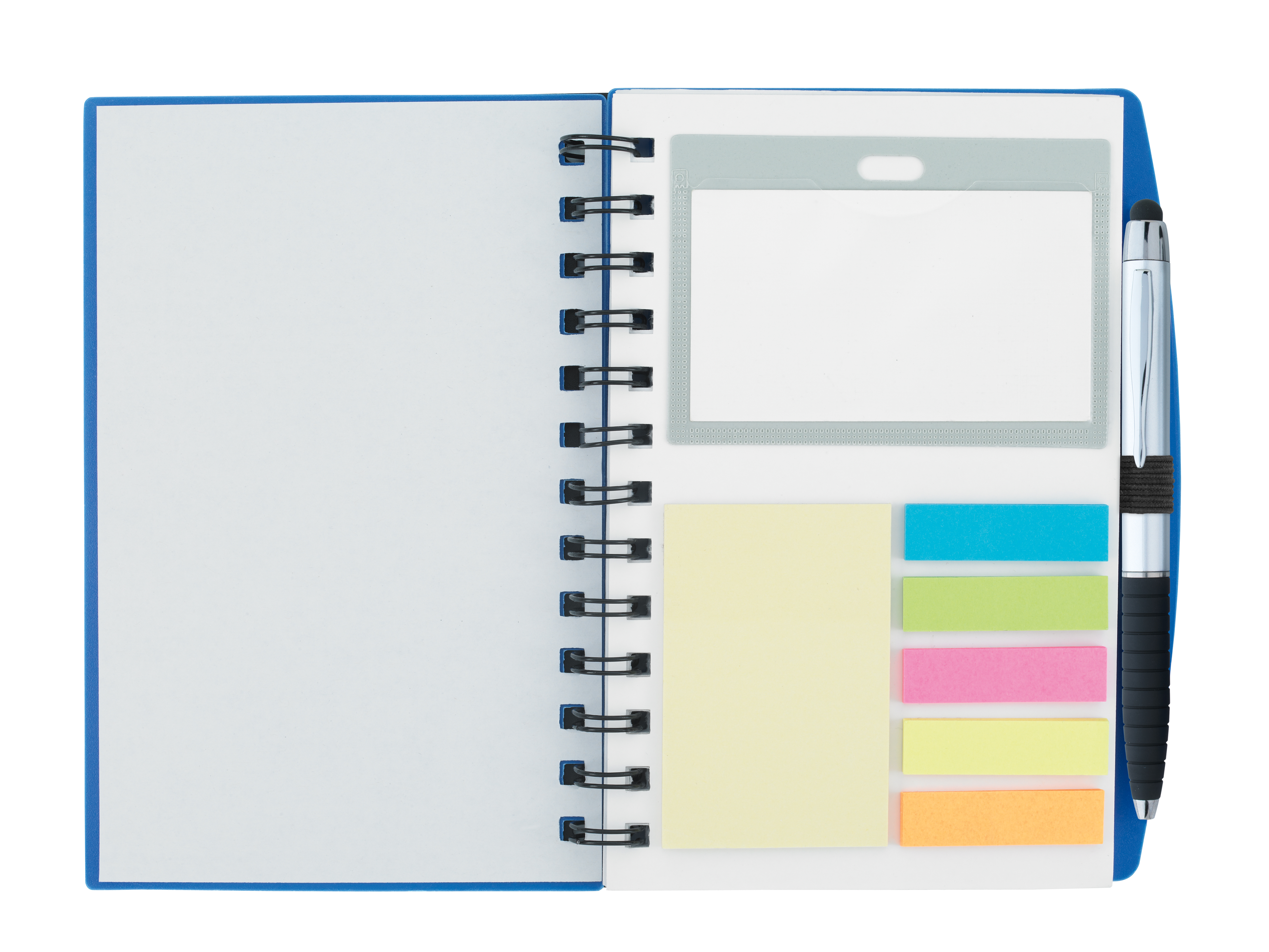 Good Value™ 5” x 7” Ruler Notebook with Flags and Stylus Pen 3