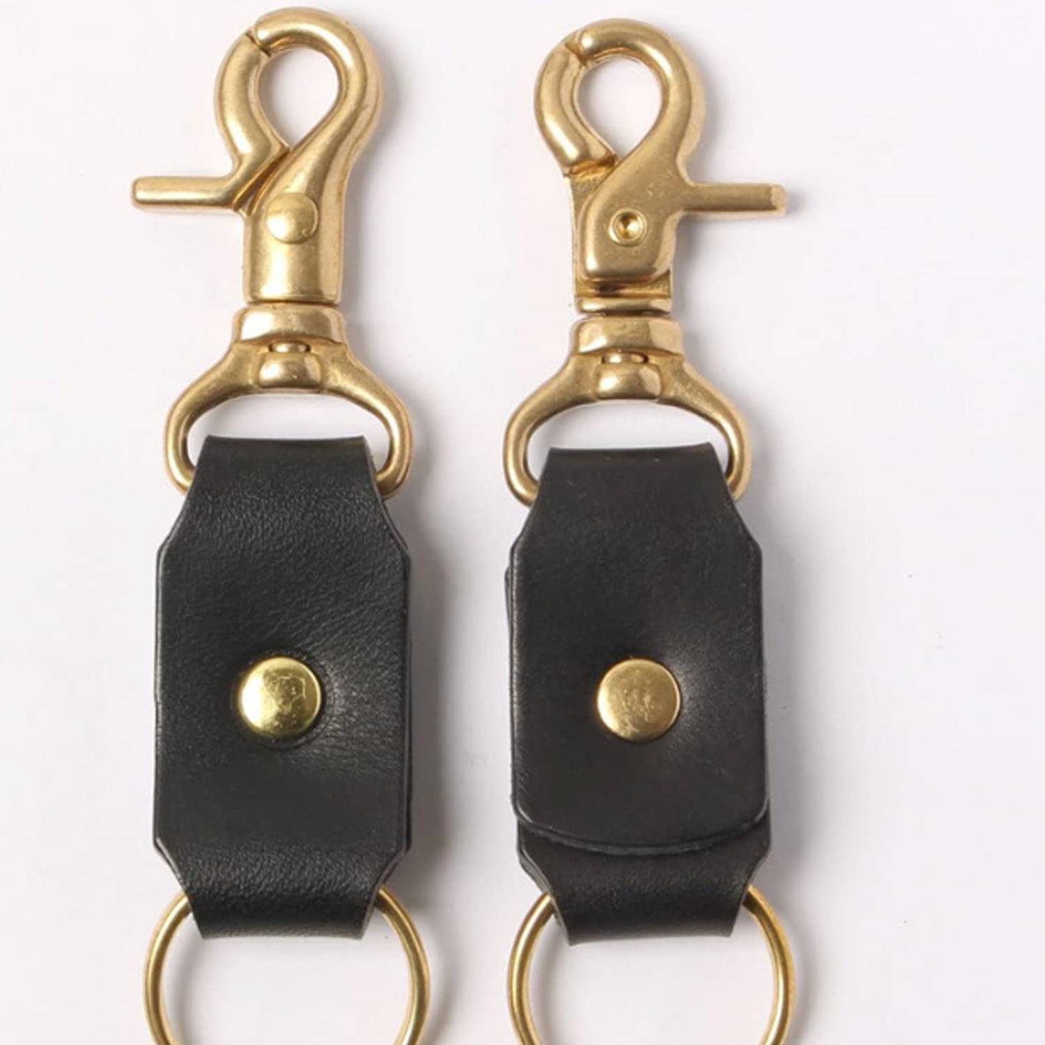 Head layer cowhide Keychain 2