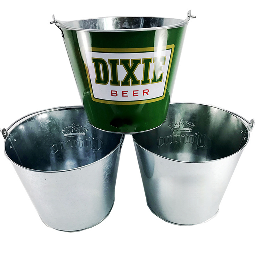 Custom Metal Ice Bucket 2